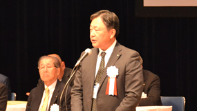 次回大会開催地ブロック協会長　浅井氏による挨拶