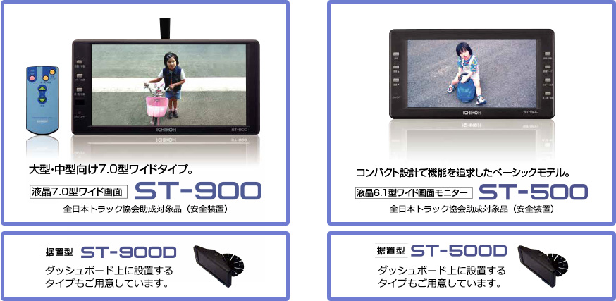 完璧 市光工業 ICHIKOH SC-700 ST-900 バックモニター カメラ ienomat