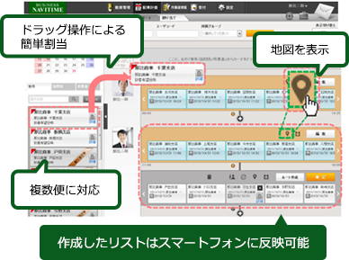 作成したリストはスマートフォンに反映可能