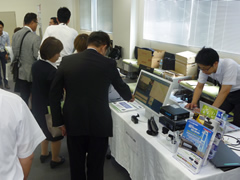 愛媛トラック協会「安全環境機器展示会」開催