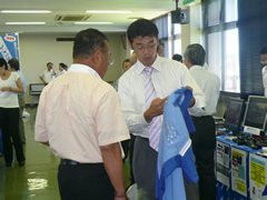 群馬県トラック協会で展示会開催