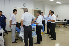 宮崎県トラック協会で「安全・環境製品」展示会開催