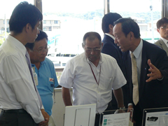 岡山県トラック協会で試乗会＆展示会開催